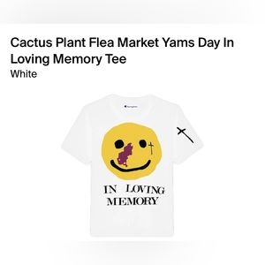 Cactus plant flea market Yams day in Loving Memory